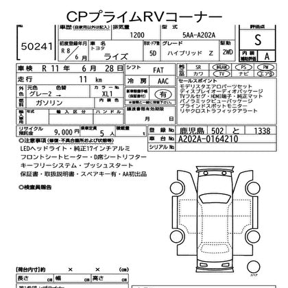 Toyota Raize Z 1.2L Hybrid 2026 !